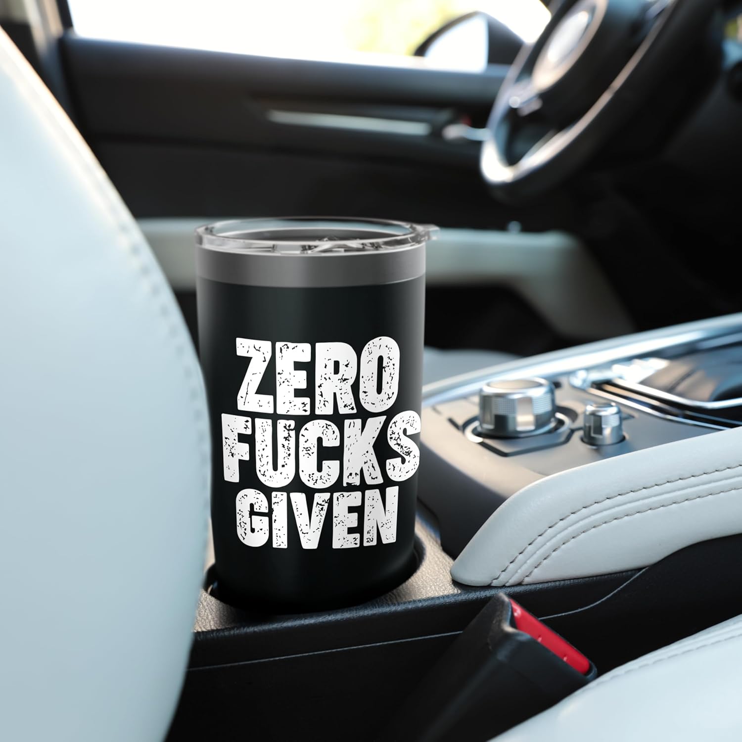 ZERO FUCKS GIVEN Stainless Steel Insulated Tumbler - Image 6