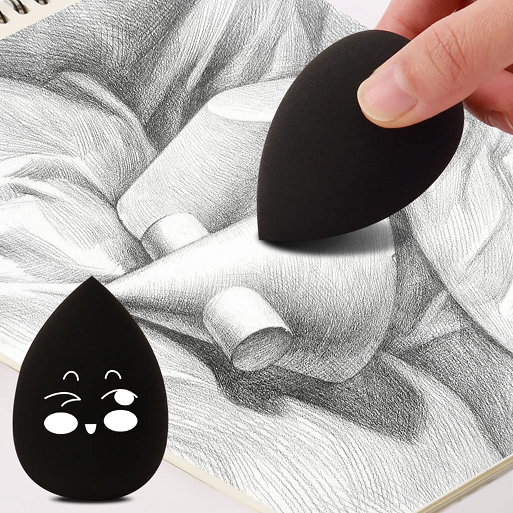 20 Pennelli Spugna Per Pittura - Con Manico In Legno, Per Bambini E Artigianato - Foto 7