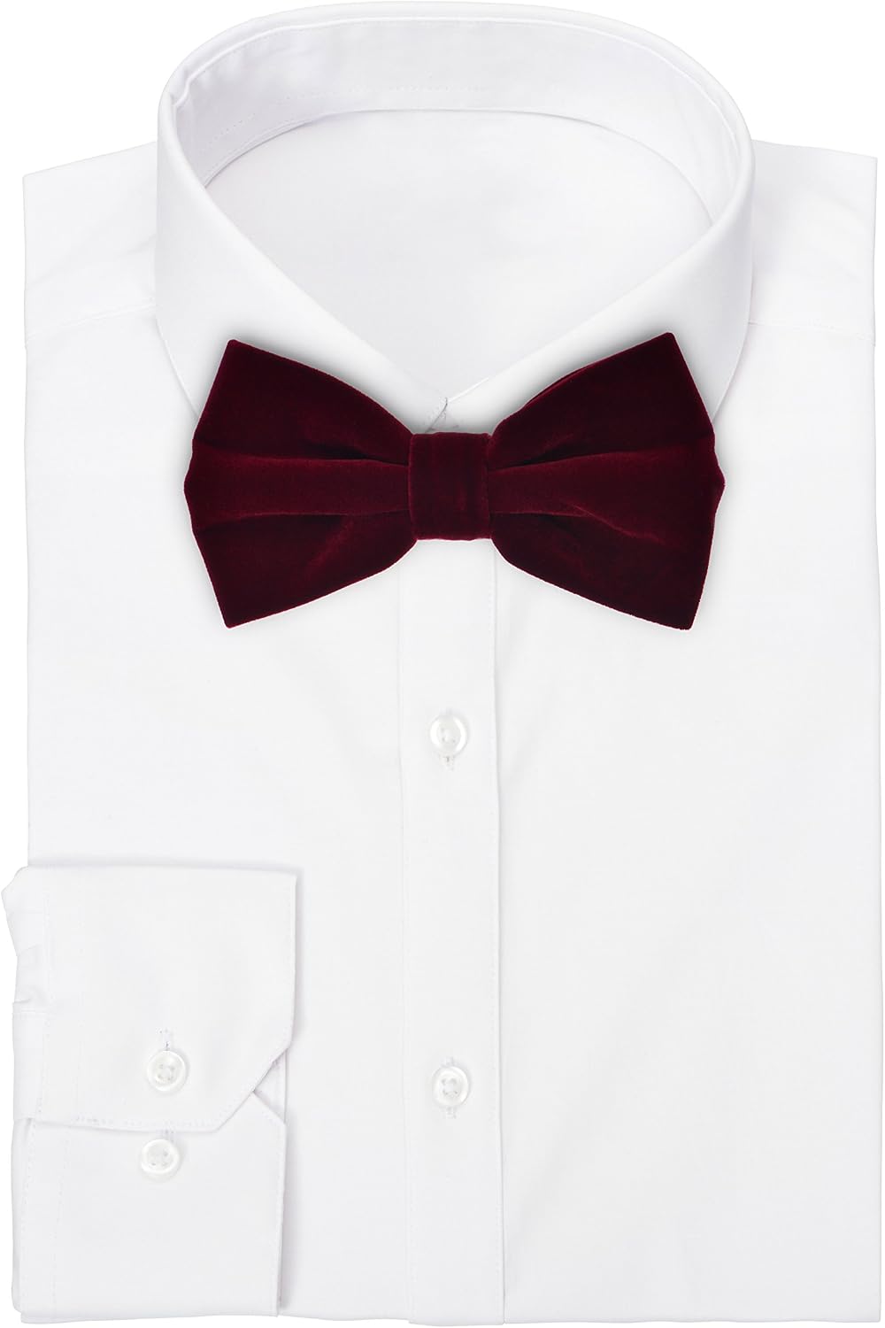 S.H. Churchill & Co. Velvet Bow Tie and Pocket Square Set- Many Colors
