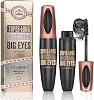 4D Silk Fiber Eyelash Mascara, Extra Long Thick & Voluminous Lash Mascara, Black Long-Lasting Waterproof 4D Mascara for Makeup