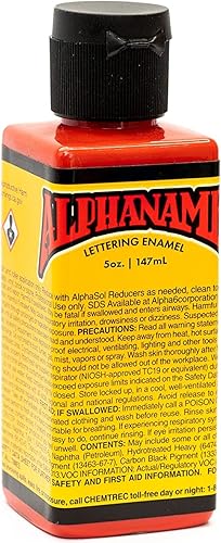 Miniatura 96 de Alphanamel Imitation Gold - Pintura esmaltada para rayas, pintura de letreros, letras, bellas artes, 36 colores, varios tamaños, 2.5 onzas azul