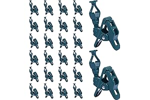 C9 Christmas Lights Spring Clips 50-Pack: Quick & Easy Holiday Lighting