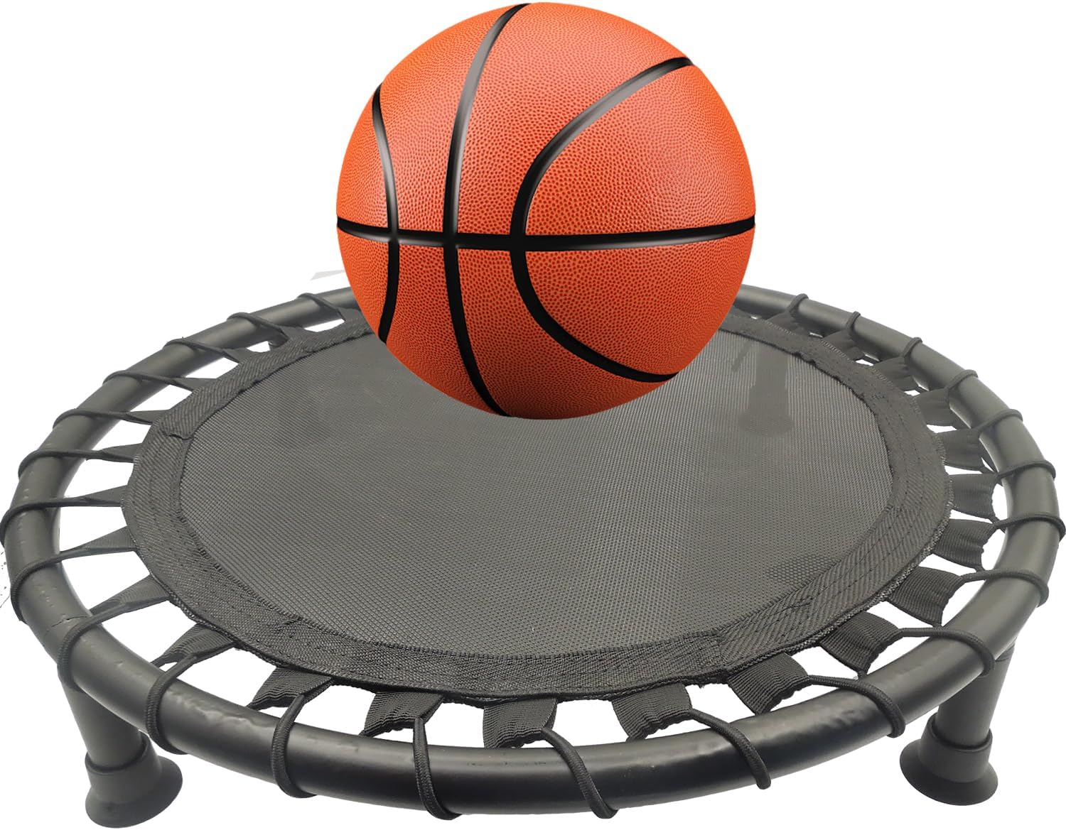 Silent Basketball Rebounder - Indoor Dribbling Trainer with Soundproof Design, Portable Basketball Rebound Net for Home Practice, Improves Ball Control & Handling Skills.