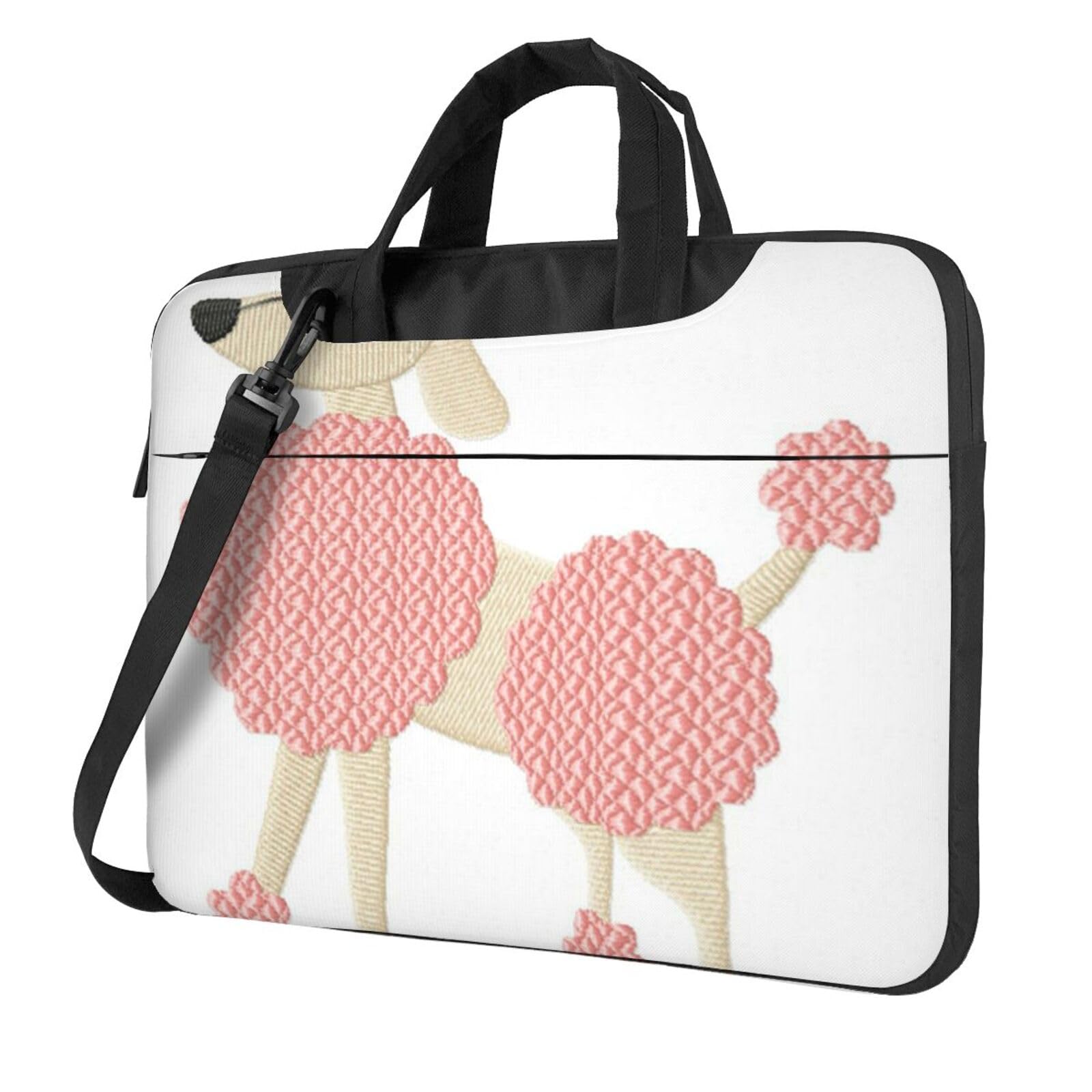 Sac ordinateur portable chiot rose antichoc avec bandoulière - 8