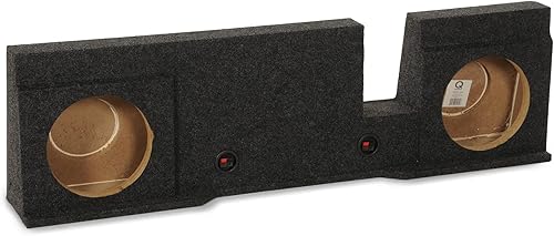 Miniatura 11 de QPower Downfire - Caja de subwoofer doble sellada de 12 pulgadas, subcaja compatible con Ford F-150 SuperCrew 2004-2008