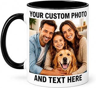 Personalized Photo Coffee Mug with One or Two Sides