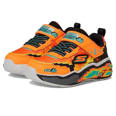 SKECHERS KIDS Mega Scene 402162N (Toddler) Boys Shoes Orange/Black