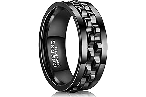 8mm Stainless Steel Outdoor Rotatable Folding Ring Self Defense