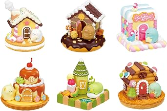Rement San-X Sumikko Gurashi Exciting Toppies! Candy House 1 Box, Approx. H 4.5 x W 2.8 x D 2.8 inches 115 x 70 x 70 mm, ABS and PVC