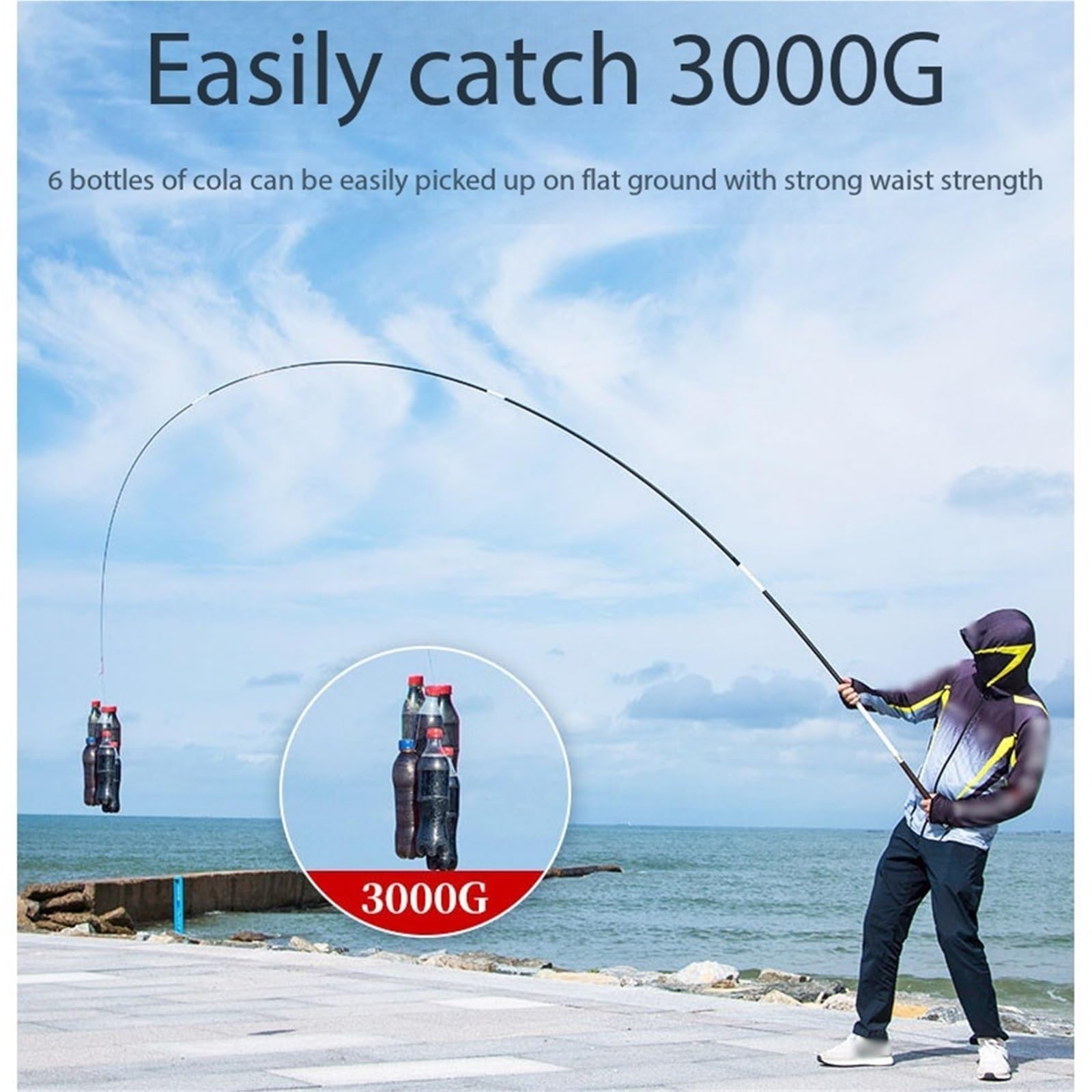 canna da pesca Asta con piattaforma telescopica versatile for la pesca alla carpa crucian