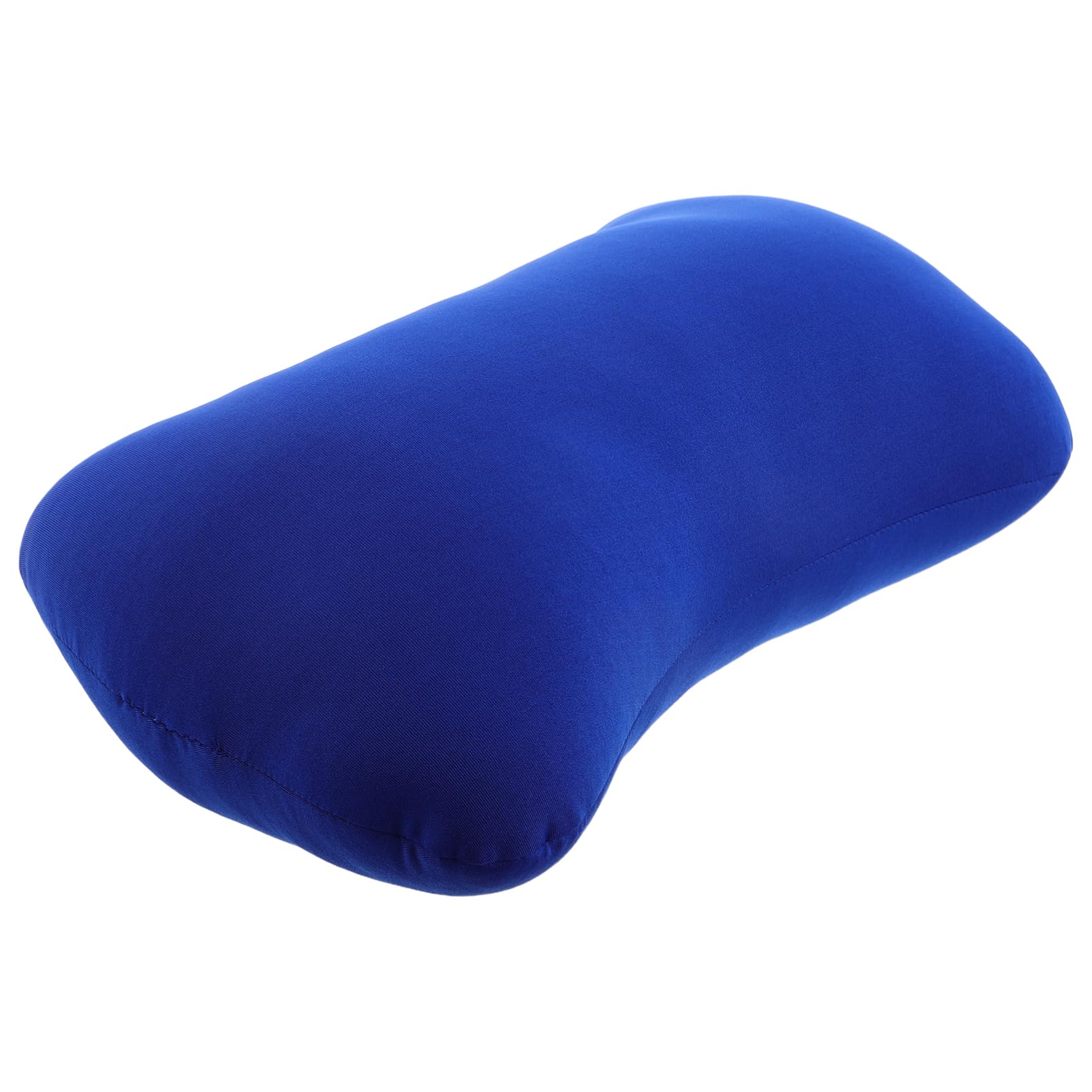 Almohada de Viaje Compacta Diseño Multifuncional de Espuma y Partículas en Forma de Hueso, Portátil y Lavable para Cuello y Lumbar en Actividades al Aire Libre