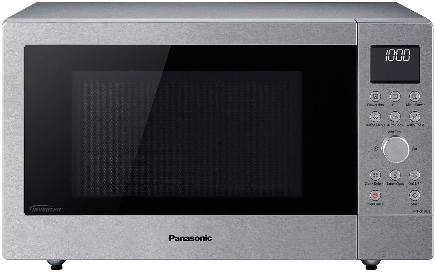 panasonic 1000w combination microwave oven 27l nn-cd58-steel