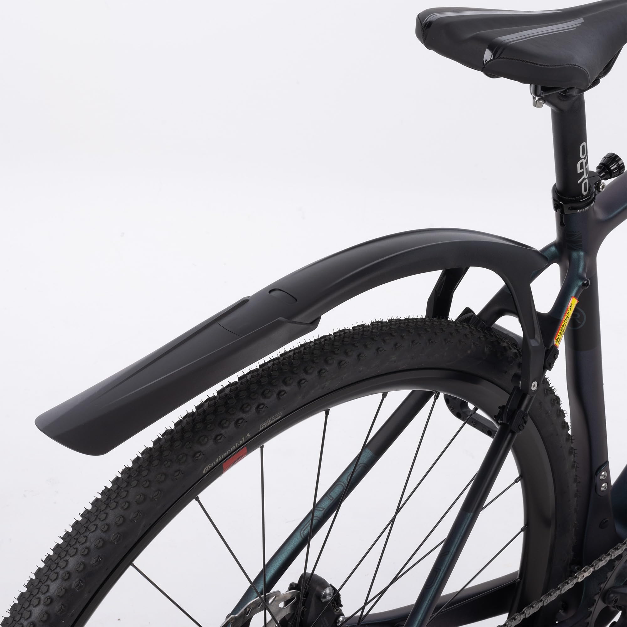Oxford Rennrad-Schutzbleche Mudstop Rd Set Mu887 | Road Bike Cycle Mudguards, Schwarz, 490/530mm