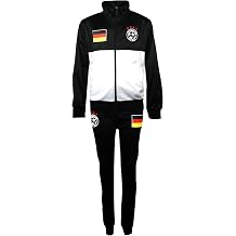 Aelstores. - Boys Football Tracksuit Bottoms New Top Training Kit Set Colour Germany - Size 4 4-5 Years