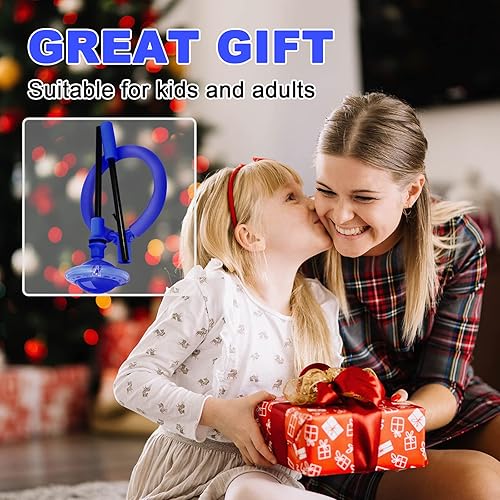 Miniatura 6 de Skip Ball, pelota giratoria portátil plegable y colorida, juguetes para niños para niñas y niños para saltarlo, juguetes deportivos de fitness para