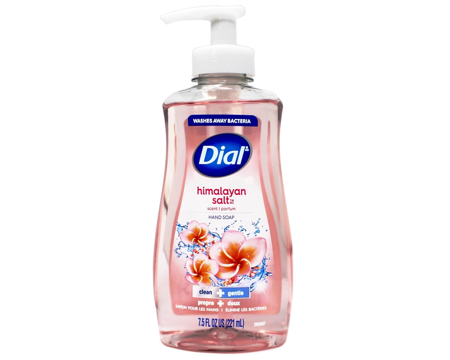 Dial Himalayan Pink Salt & Water Lily Hand Soap with Moisturizer 7.5 Oz (Pack of 6)