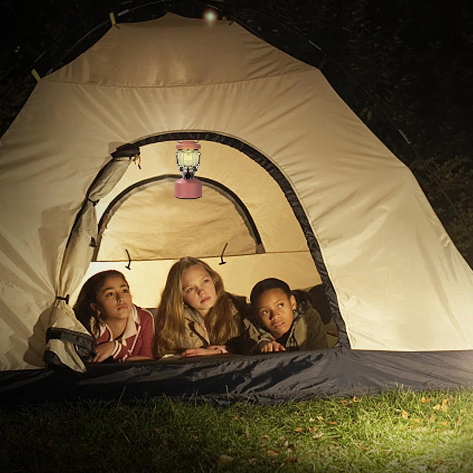 Linterna de camping recargable, resistente a la intemperie, linternas | eléctricas portátiles con batería de larga duración