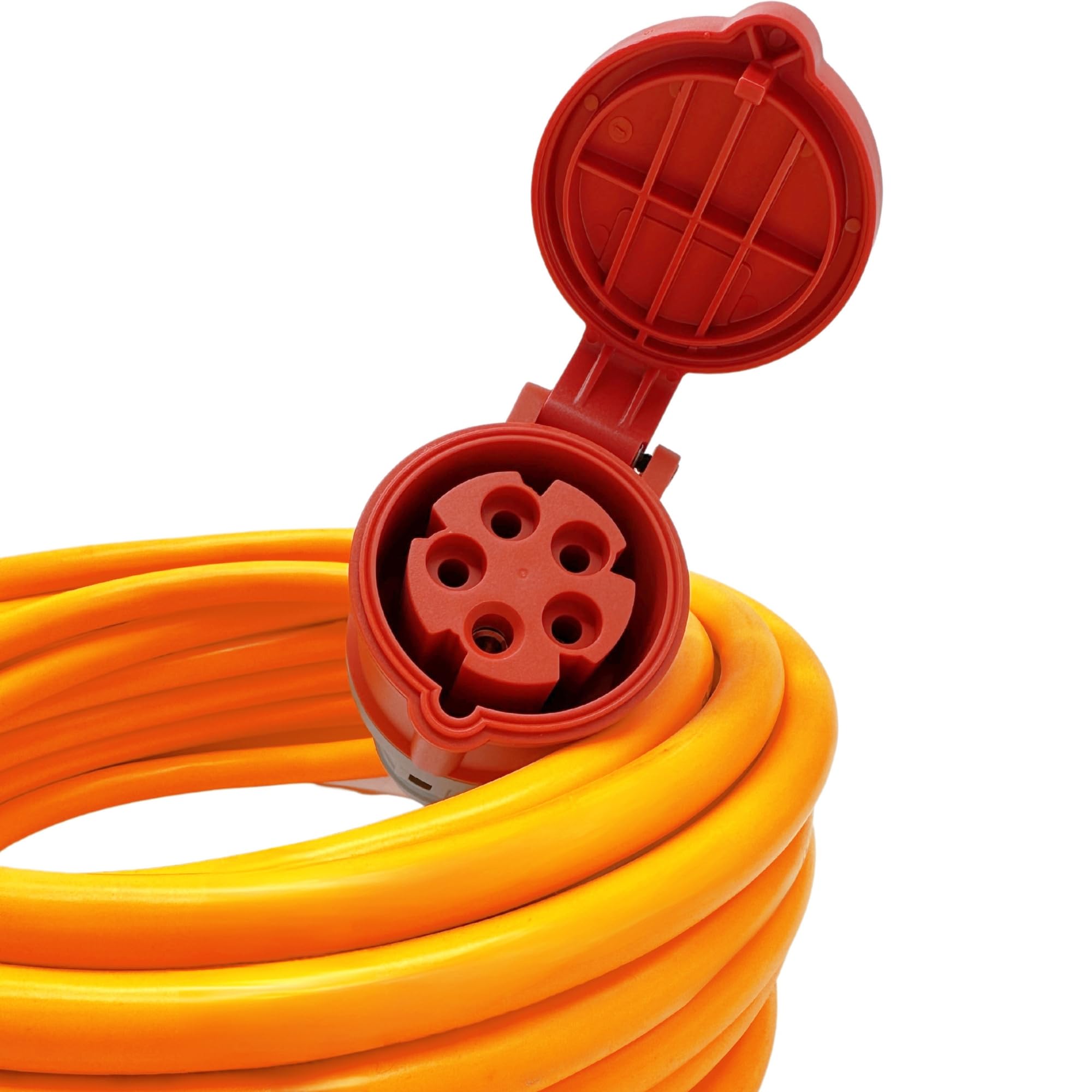 CEE Starkstromkabel 32A H07BQ-F 5x6mm² 25m MENNEKES Stecker/Kupplung IP44