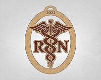 Vista 2 de RN, Registered Nurse, RN Gift, RN Christmas Ornament, RN Personalized Ornament