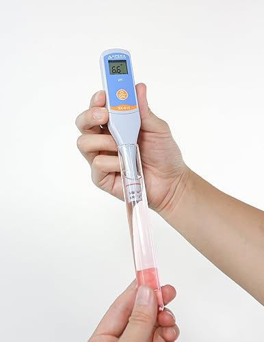 Miniatura 2 de SX610 Probador tipo pluma impermeable de pH, 0.1 pH de precisión, 0-14.0 pH de rango, apto para pruebas d tubo de ensayo, probeta de reemplazo.