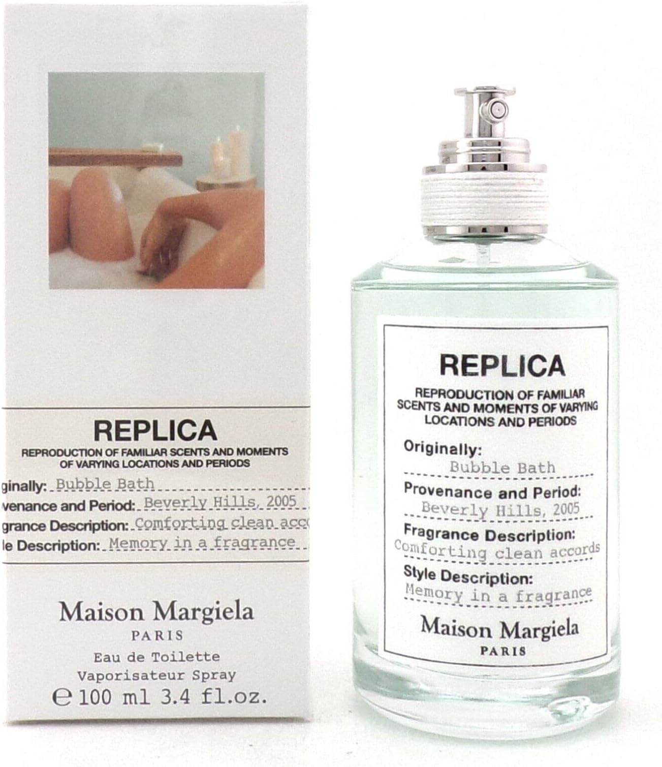 Amazon.com : Maison Margiela Replica Bubble Bath EDT, 3.4 Fl Oz ...