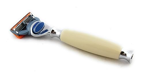 Miniatura 6 de G.B.S Kit de aseo para hombre, maquinilla de afeitar de 5 cuchillas, taza de cerámica negra, jabón de glicerina totalmente natural, cepillo de