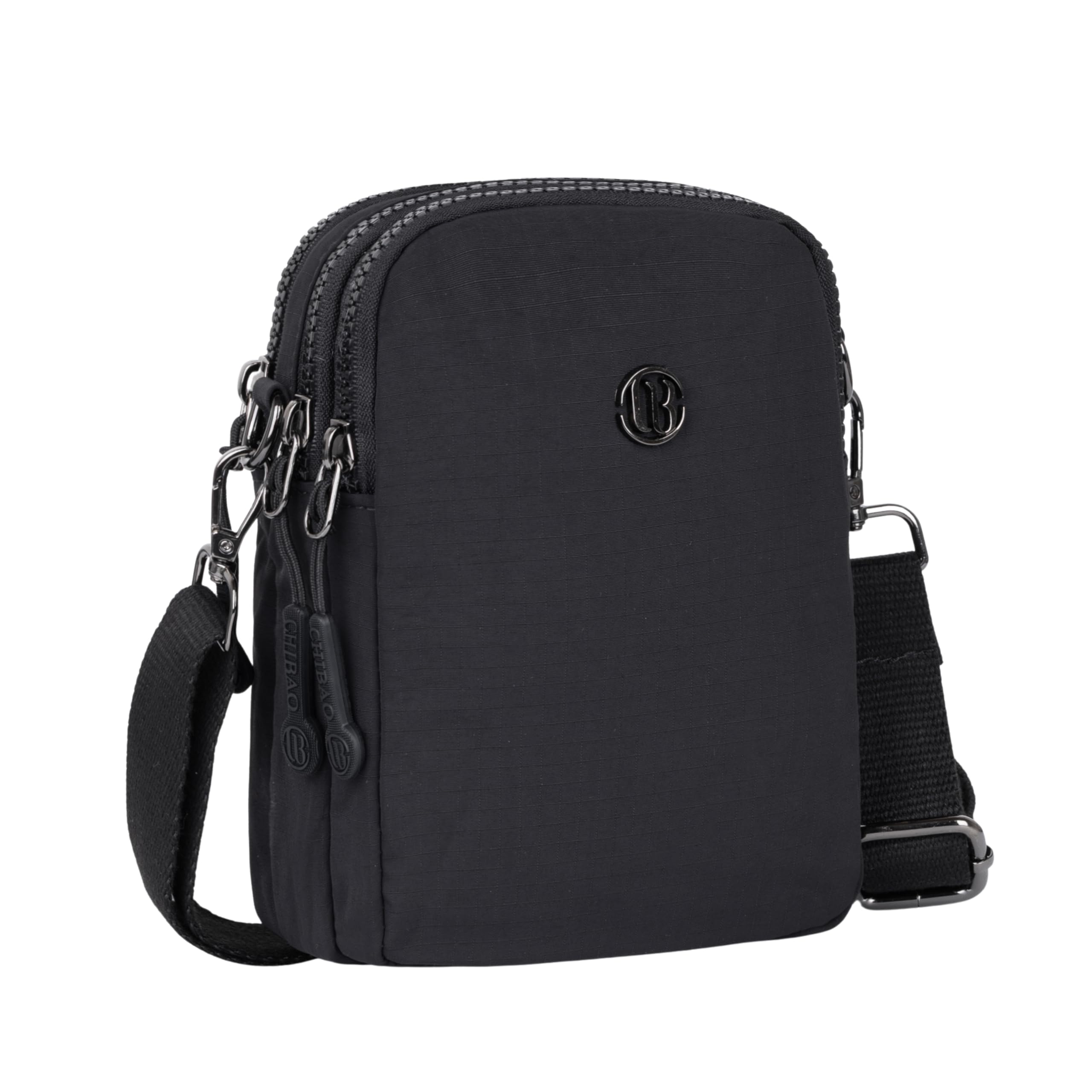 12o12 Stylish Multi-Function Crossbody Messenger Sling Mobile Storage Bags for Women & Men | Lightweight Nylon 3 Zipper Compartments Shoulder Bag for Travel, Outdoor, Ofiice, Daily Use-picture-49