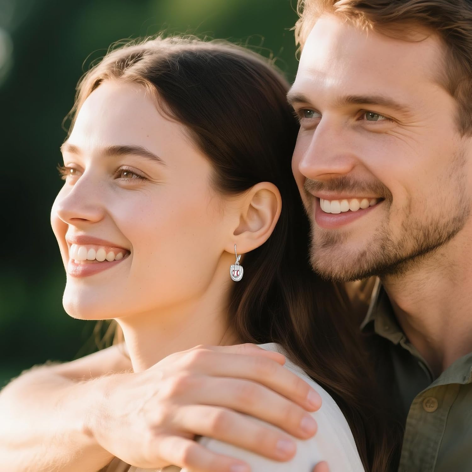 Ball Sports Earrings 925 Sterling Silver Soccer/Volleyball Dangle Drop Earrings Jewelry Gifts for Women - Image 3