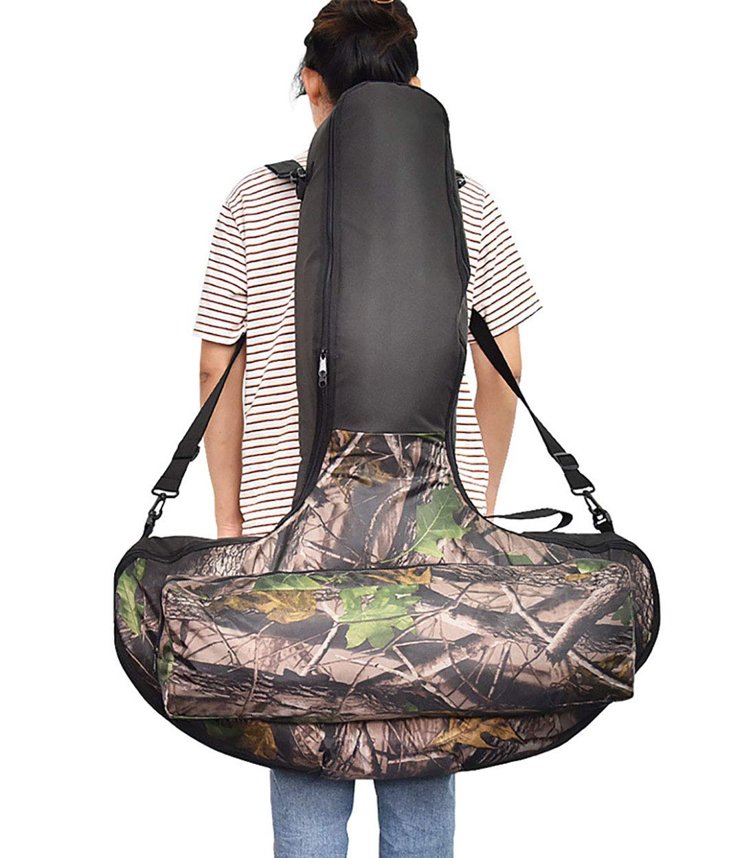 LGYKUMEG Tiro con L'Arco Borsa per Balestra Custodia per Arco 2.1lb Oxford Fabri Copertura per Balestra da Caccia Accessori Tela con Tasca Frontale,A