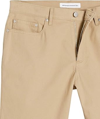 Essentials Heren Straight-Fit 9 Binnenbeenlengte Stretch 5-Pocket Short, Midnight Blue, 31