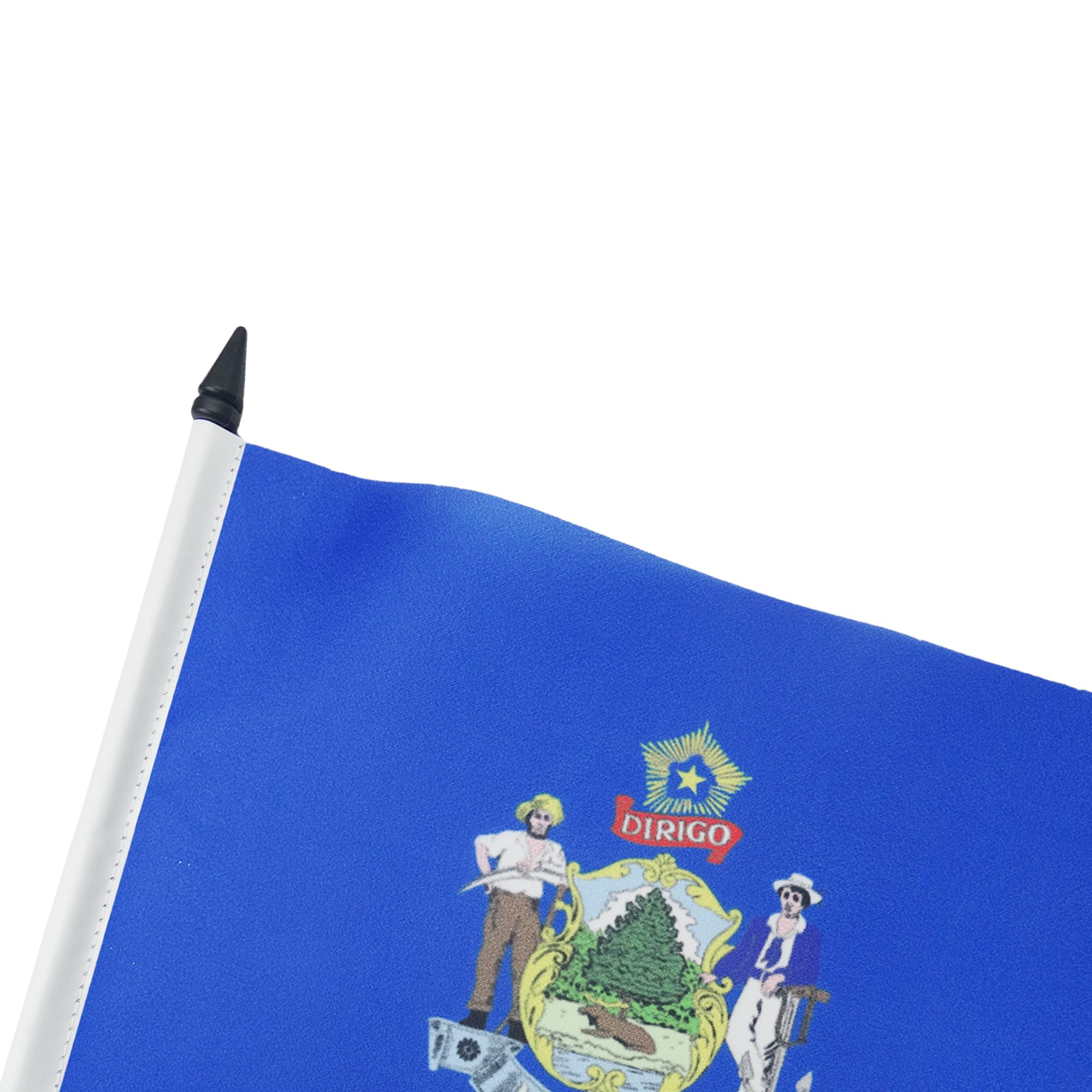 Drapeau de Table Maine, 21cm x 14cm