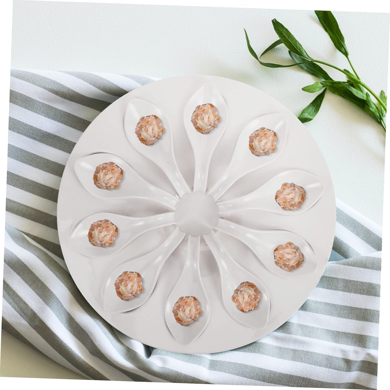 Deviled Egg Container Hot Pot Tableware Shabu-shabu Plate Chassis White Melamine Platter Escargot Plate Plates