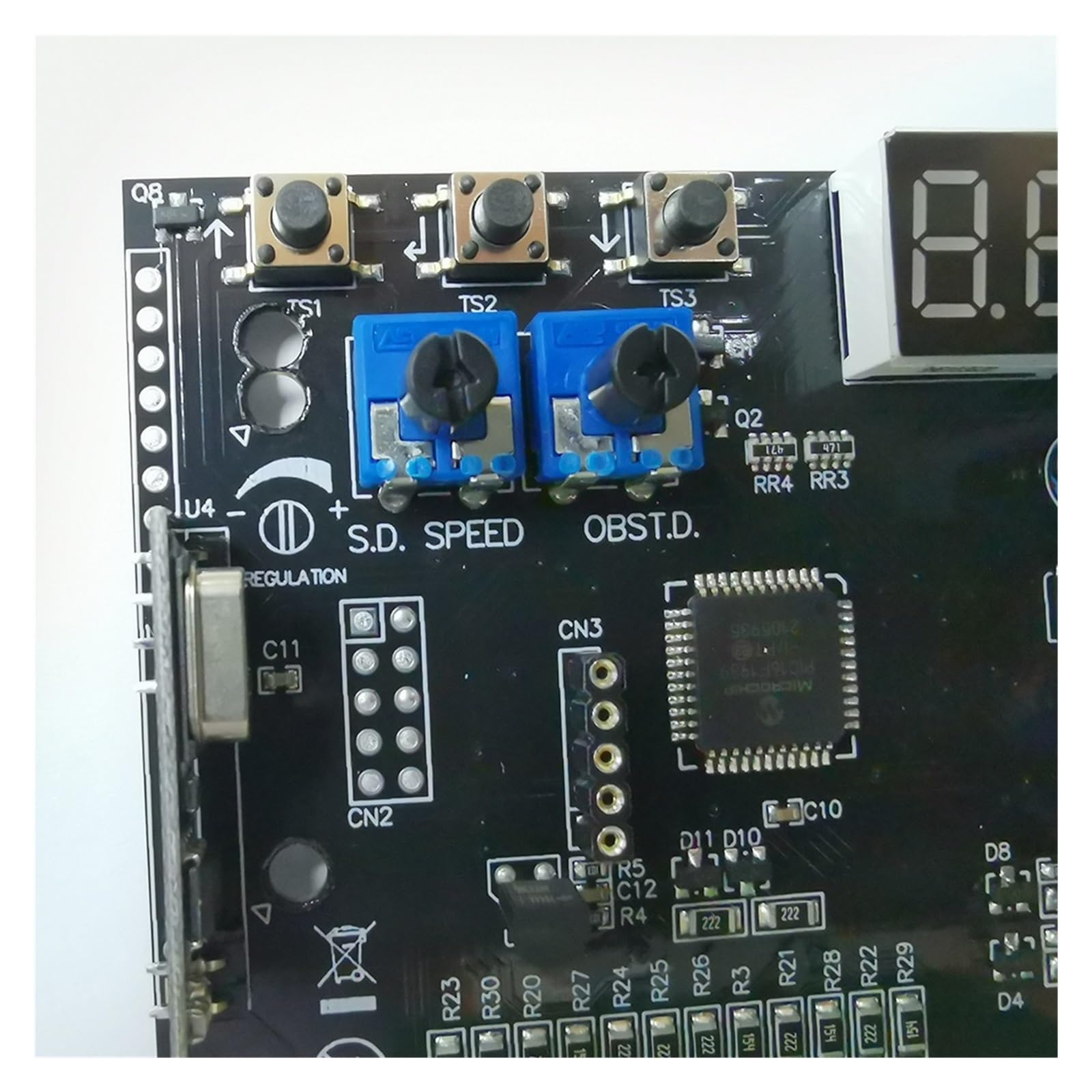 Elektrischer TüRöFfner, Universal Typ 12V/24V Bord for Automatische Doppel Arme Schaukel Tor Opener Control Board Panel Smart Control Center System(1 board 2 remtoe)