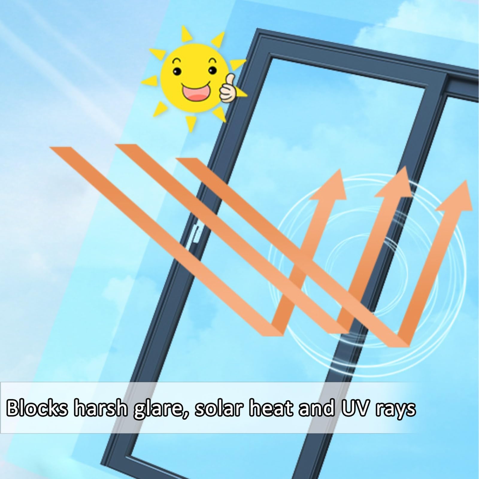 Espejo Unidireccional Lámina Protector Solar Privacidad, Anti UV Lámina Película De Aislamiento, Lámina Solar Protectora De La Privacidad, Vinilo Ventana Deorativos Anti Calor Y UV, No Adhesiva(60*900