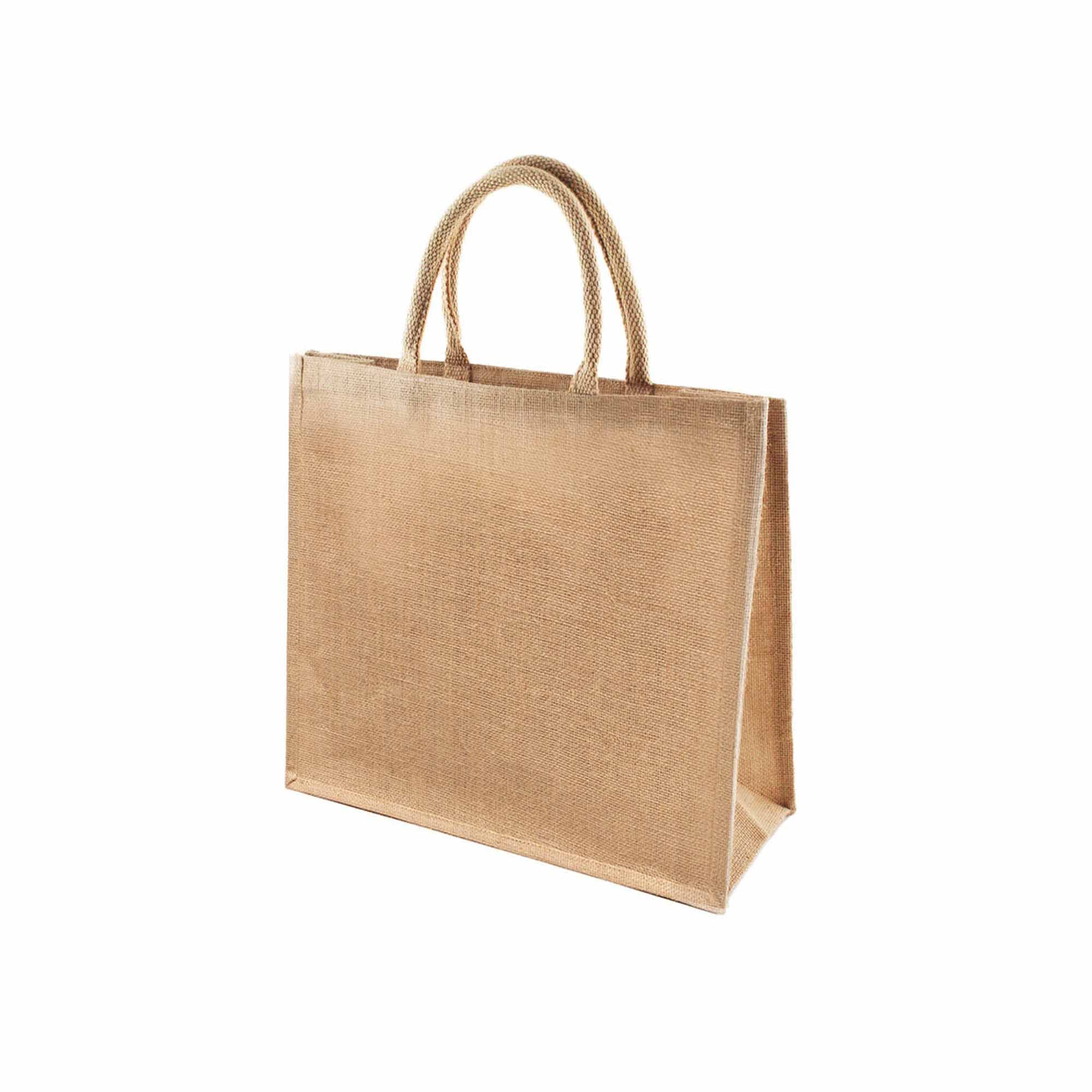 Ecoduka Classic Supermarket Jute Shopper Bag Eco Hessian Shopping - Main Image