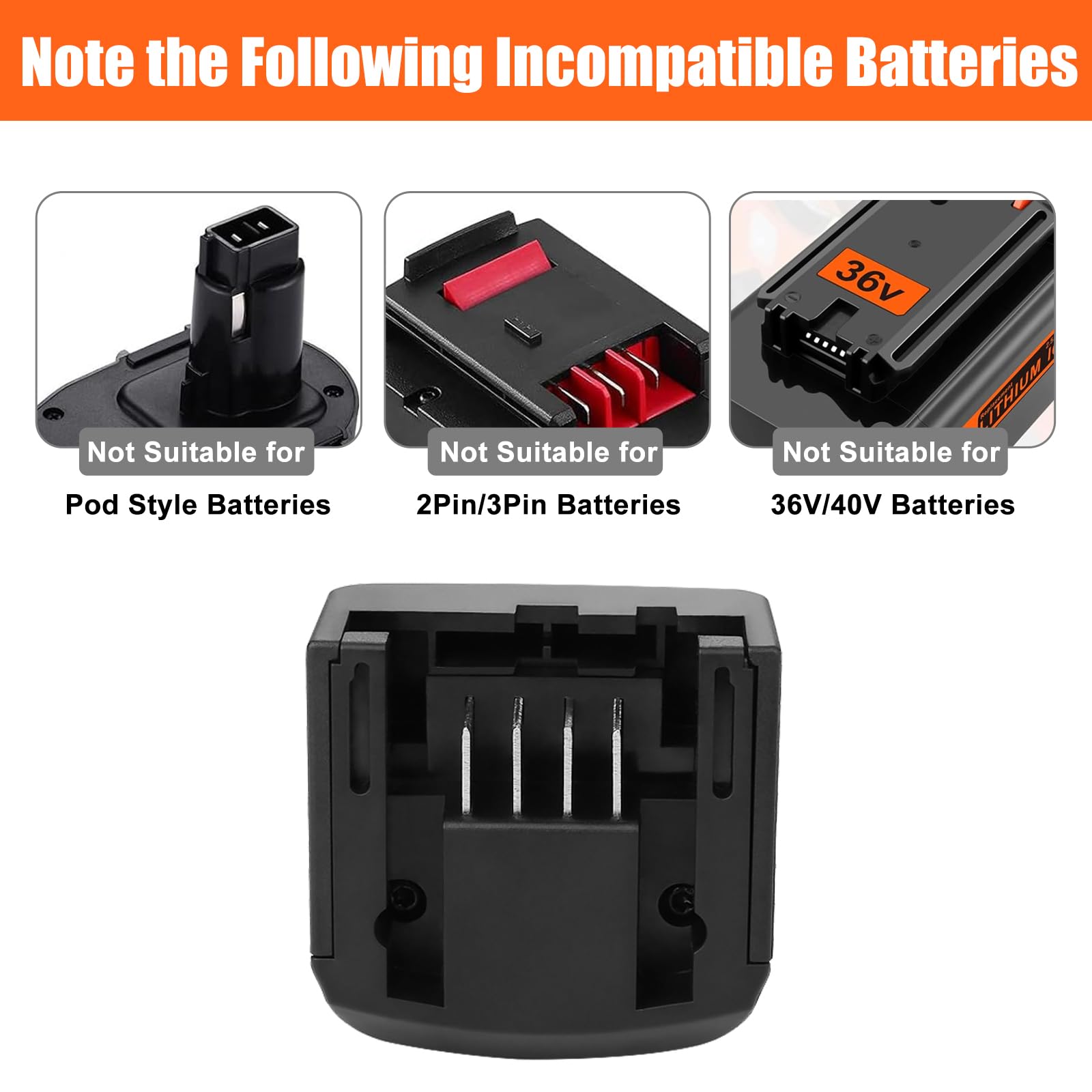 ENERGUP 18V/20V Chargeur de Remplacement pour Black and Decker Batterie 18V BL2018 LBXR20 LBXR20B LBX4020 BL1518 BL4018
