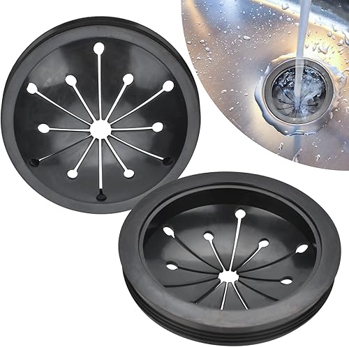 Paquete de 2 tapones de eliminación de basura para eliminación de salpicaduras de 3-1/8 pulgadas, con cuello de 3-1/8 pulgadas, compatible con Waste