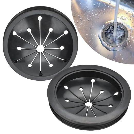 2 Pack Garbage Disposal Splash Guard 3-1/8 Inch