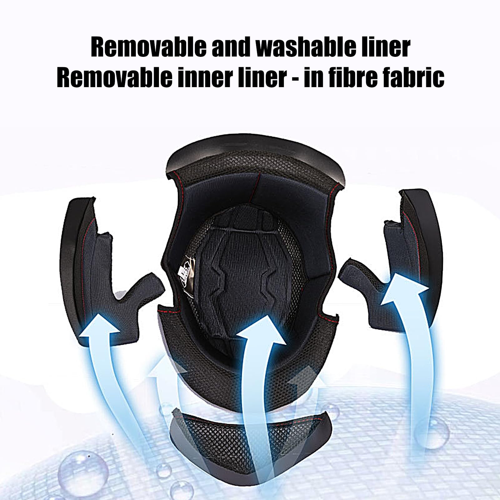 Casco integrale per scooter, caschi da moto, caschi integrali per adulti, caschi da equitazione, caschi integrali da moto con fodera interna estraibile, caschi protettivi per scooter Maciun