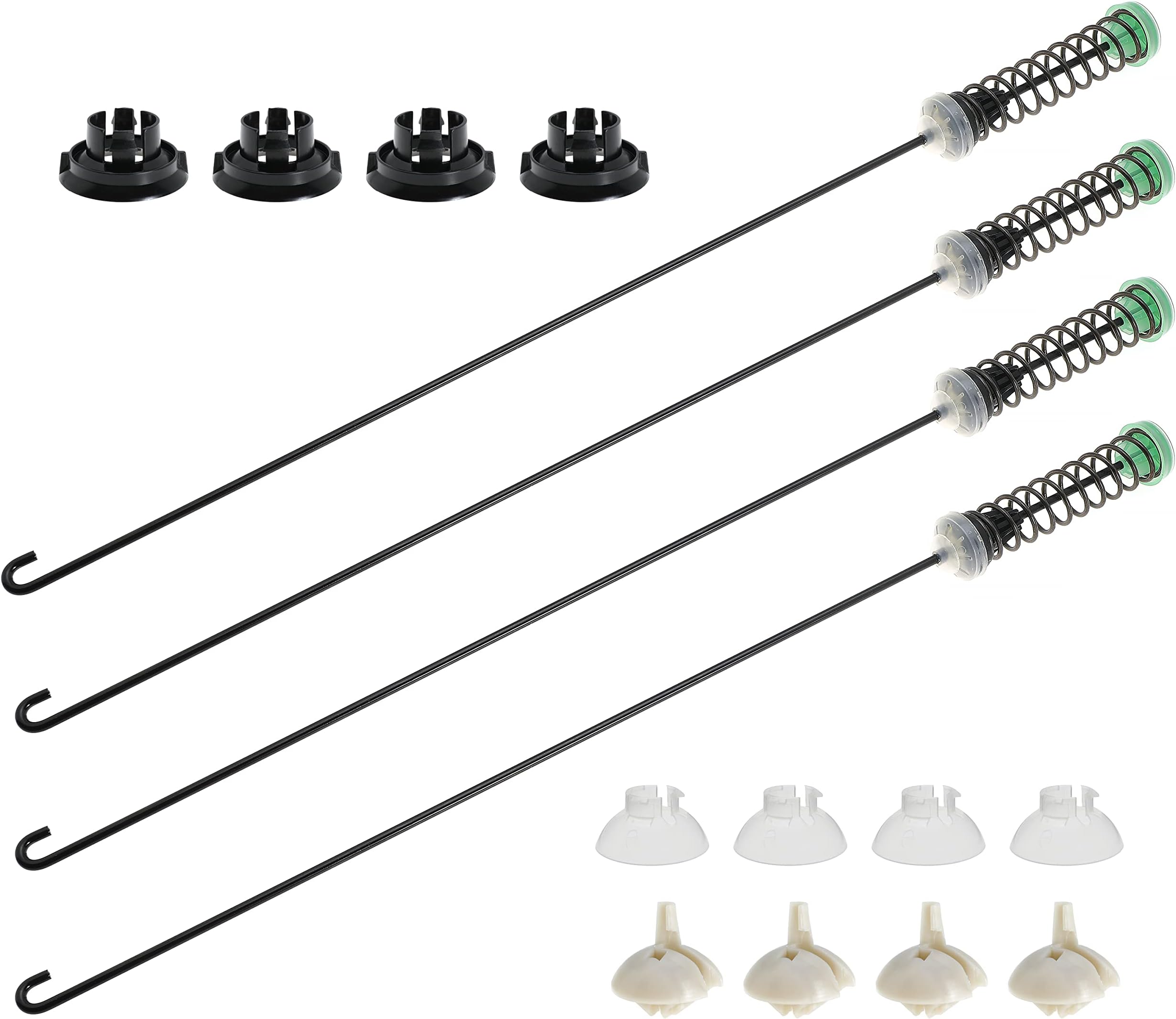 W11130362 Washer Suspension Rod Kit for Whirlpool for Kenmore and for Amana Washing Machines Replace 11022352510 WTW5000DW2 MVWC565FW0 WTW5000DW0