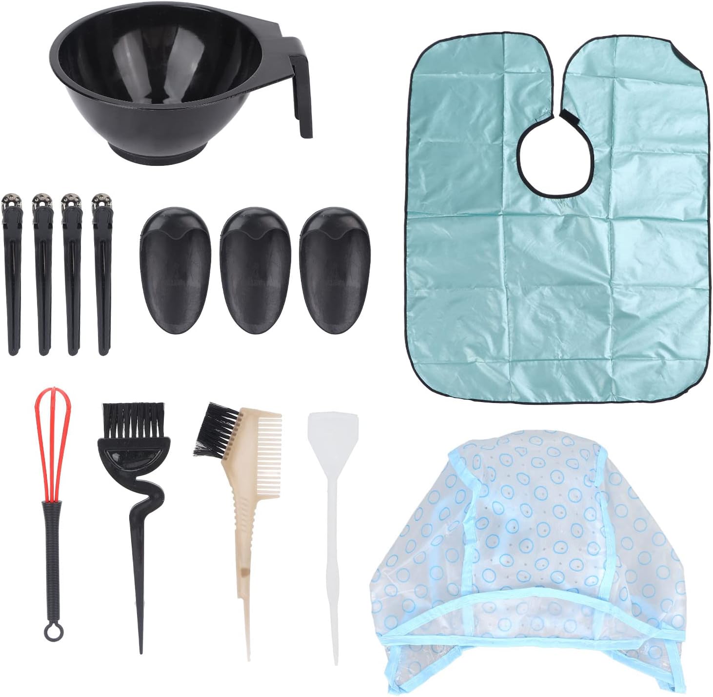 14 Pieces hair dye brush set, hair dye bowl, hair dye kit, hair dye