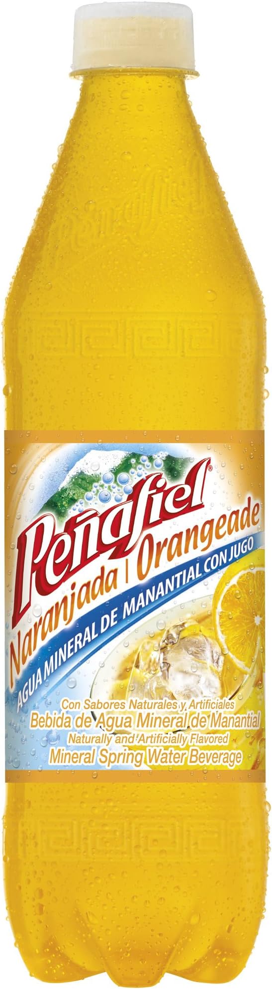 PenafielNaranjada Mineral Spring Water, 20.3 Fluid Ounce Bottle (Pack of 12)