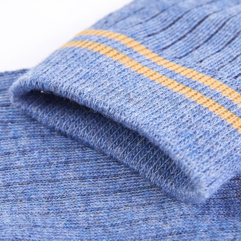 Calzini per bambini, 5 paia di calzini in cotone con motivo scimmia e strisce colorate, EU 30-34, per ragazze e ragazzi, antiscivolo, caldi, morbidi, ideali per l'asilo, lo sport e la vita