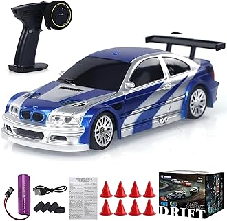 Remote Control Car, 2.4GHz High Speed 15KM/H RC Cars Toys,1/43 Scale Mini RC Drift Car, RTR Mini Racing Vehicle for Adults - Indoor/Outdoor Use (4301 1Battery Box)