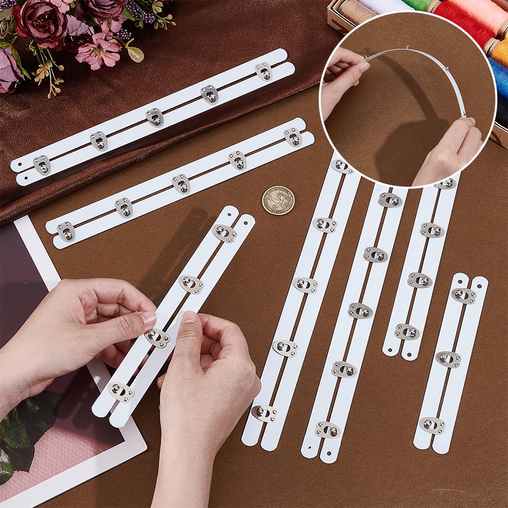 NBEADS 7 pz 7 stili Corsetto Busks, Chiusura con Stecche In Acciaio Inossidabile per Corsetto Supporto per Corsetto con Stecche per Intimo Chiusura con Gancio e Occhiello per Bustier e Cintura