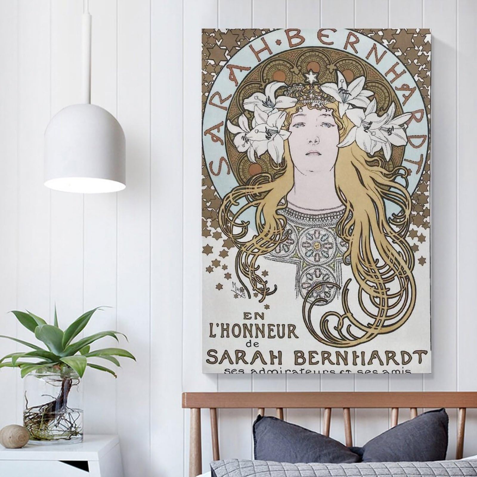 Amazon.co.jp: アルフォンス・ミュシャ 絵画作品「サラ・ベルナール
