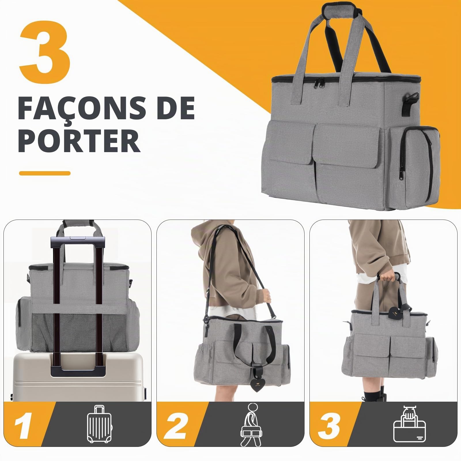 Uross Sac de Voyage pour Chien - Sacs pour Chien pour Les Voyages - Sac de Voyage pour Animaux de Compagnie - Sac à Dos de Voyage pour Chien - Sac de Voyage - Sac de Voyage - Sac de Voyage pour Chien