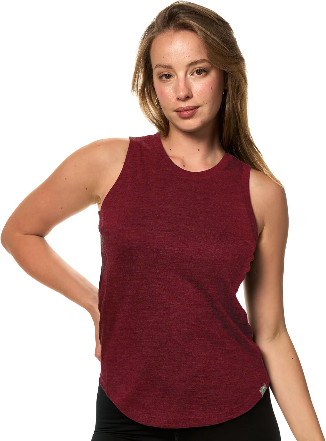 Merino Wool Tank Top Women - Active Merino Wool Undershirt Moisture Wicking Breathable Anti-Odor Lightweight Base Layer