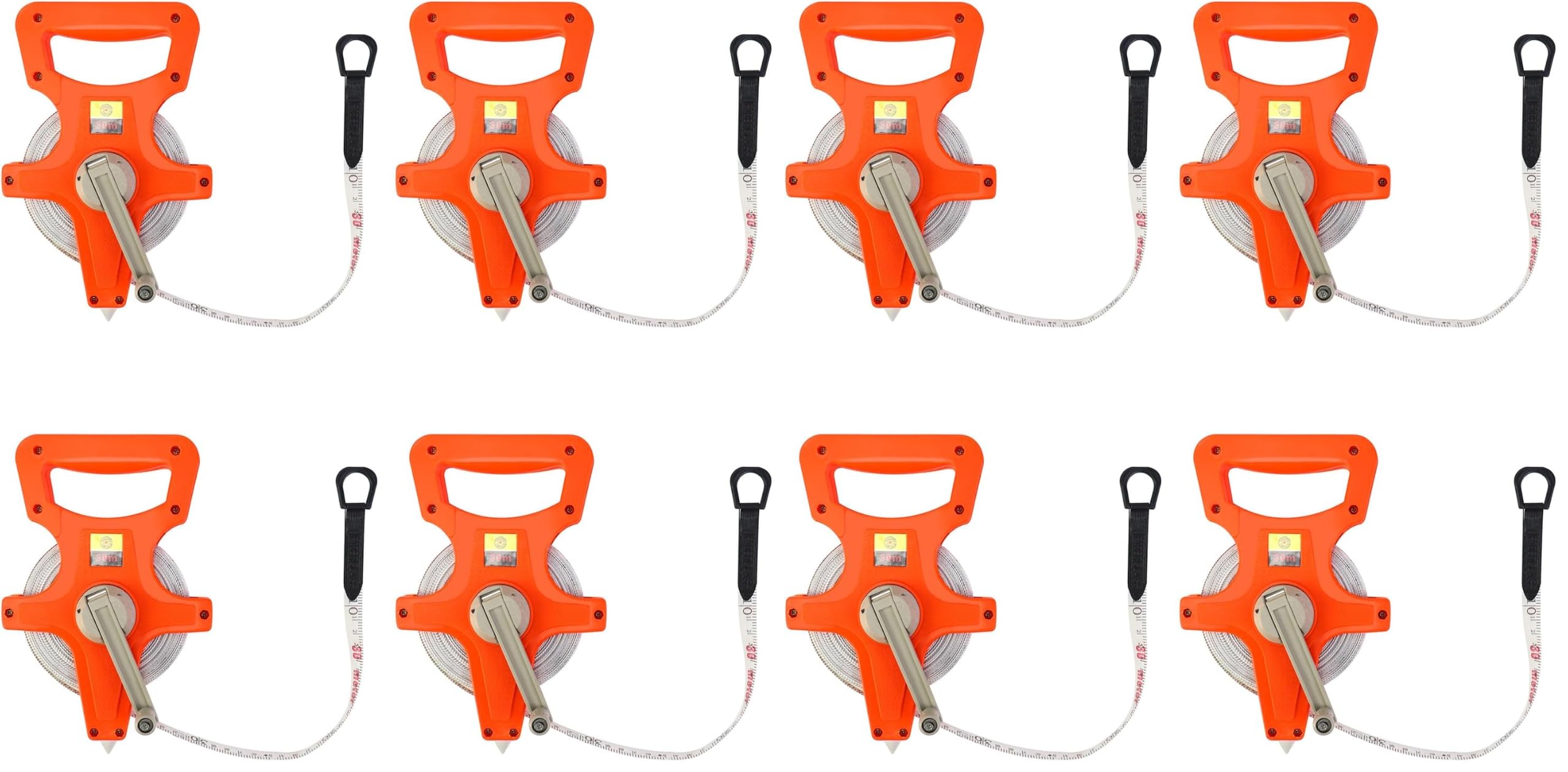 QWORK Fiberglass Tape Measure - 100 Feet, Dual Sided -10