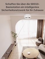X-Sense SBS50 Okosotthon Központi Egység - Kompakt Fehér Dizájn, 2.4GHz Wi-Fi, 2in1 Némító/Párosító Gomb, 100dB Riasztás, 50 Eszköz Kezelése 5
